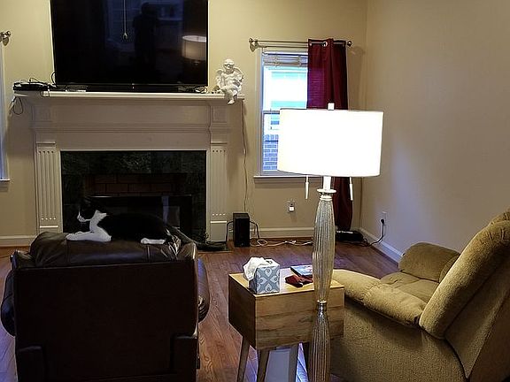 family room view from hall
