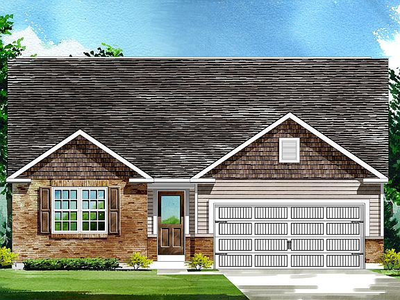 Elevation B with optional masonry - Optional Elevation