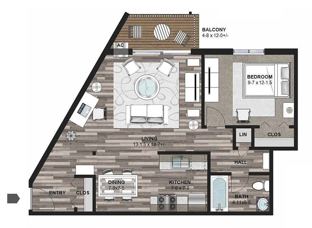 Floor plan The River Birch