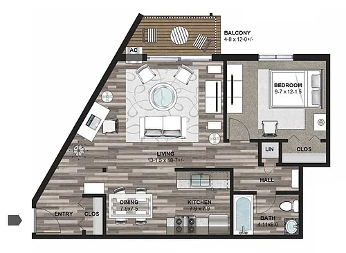 Floor plan The River Birch