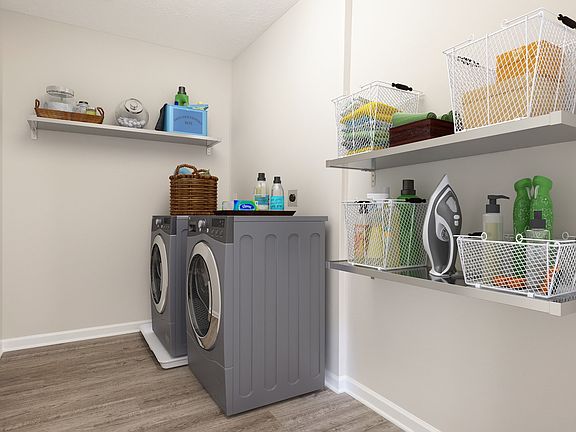 Convenient laundry room