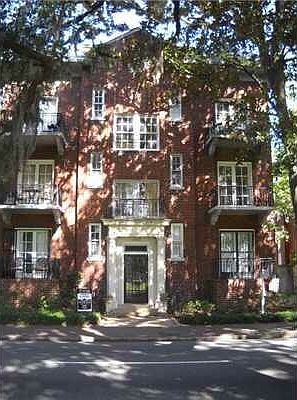 front of building