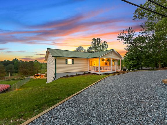 Main level front, off-street parking, front porch