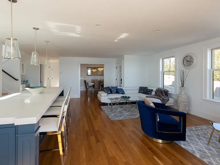 Bright, open floor plan complete with water views