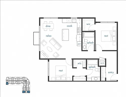 Floor plan Carriage