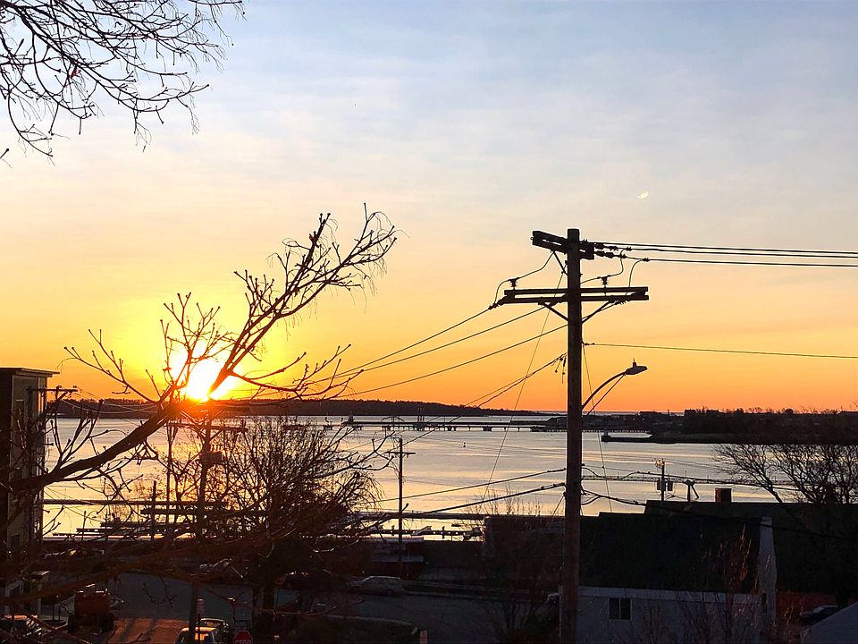 Sunrise waterview from deck.