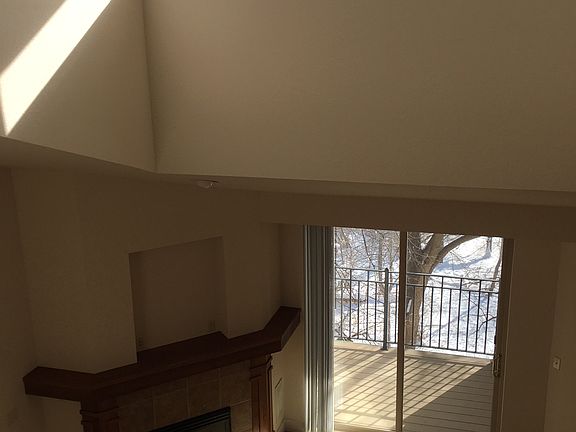 Living room view from loft