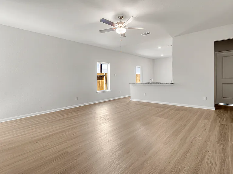 Spacious family room.