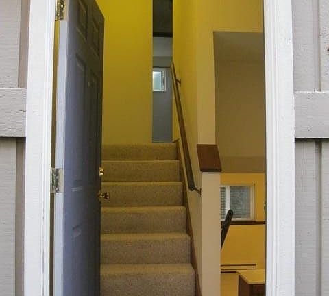 Entry with bedrooms upstairs