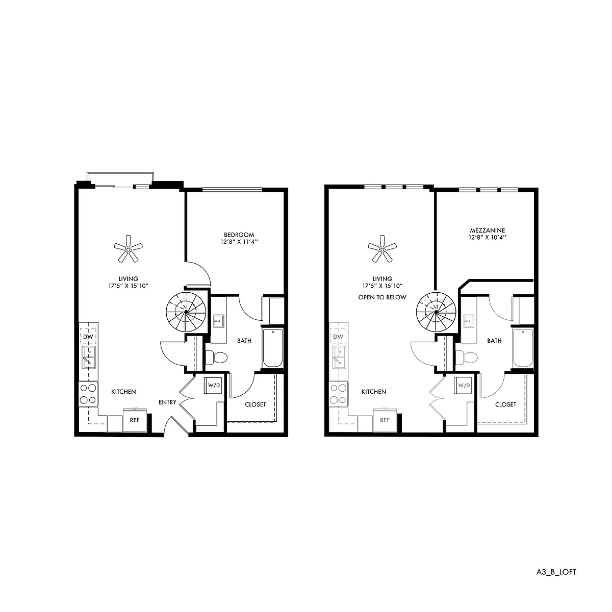 Floor plan Cormorant Loft