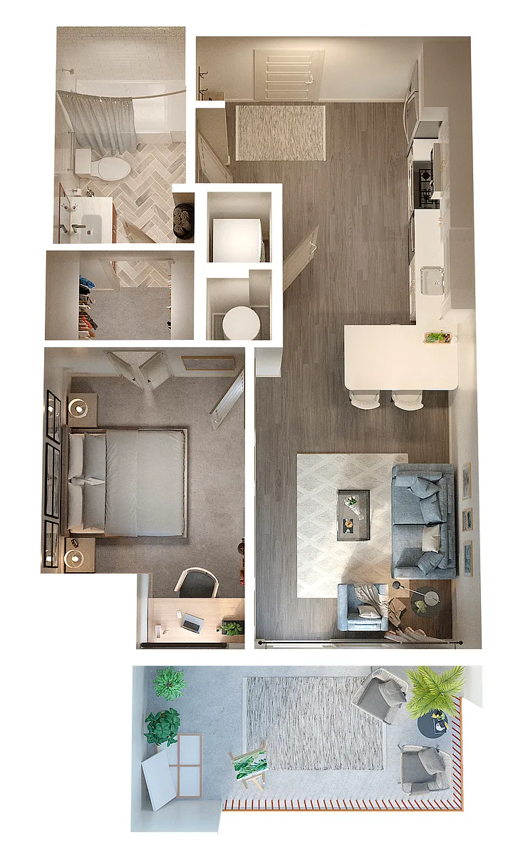 Floor plan A1C