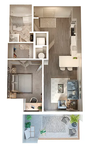 Floor plan A1C