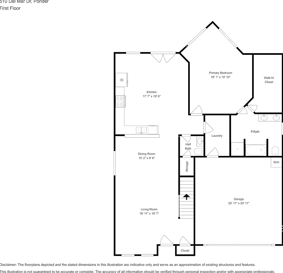 510 Del Mar Dr Ponder, TX 76259 — Photo 2