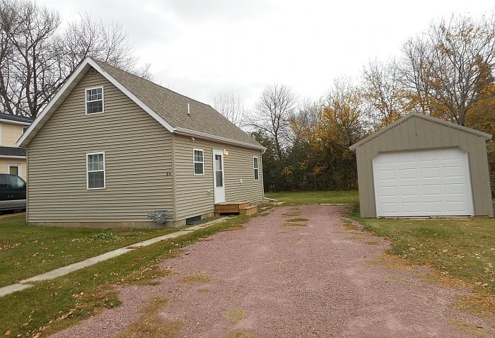view of home with garage