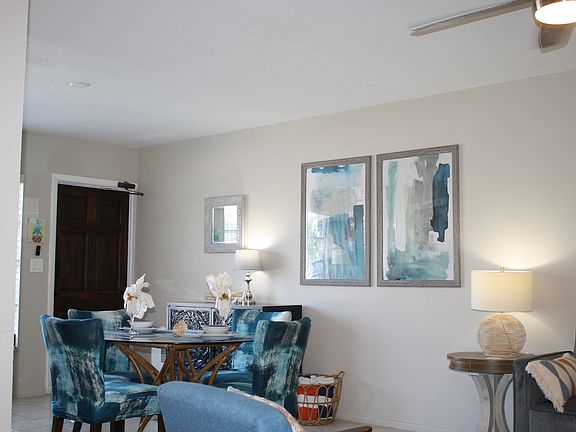 Facing back to front door