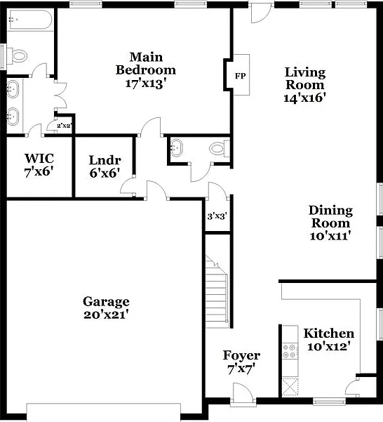 3 bed, 2.5 bath, 1635 sqft, $2,105 — Photo 2