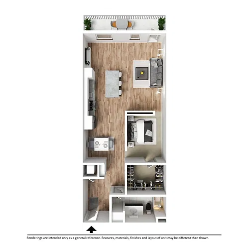 Floor plan Luxury Apartment - Shackleton