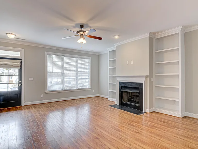 Fireplace Mantle Surround with Shelves