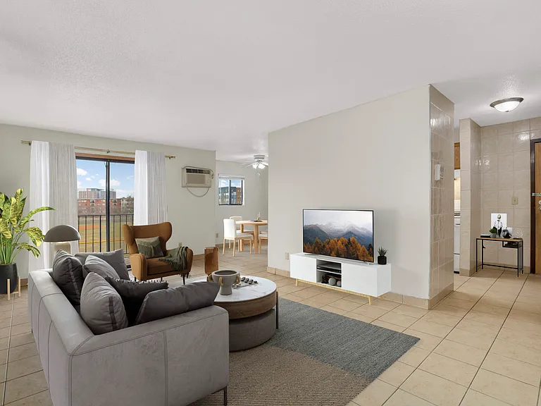Living Room Digitally Staged