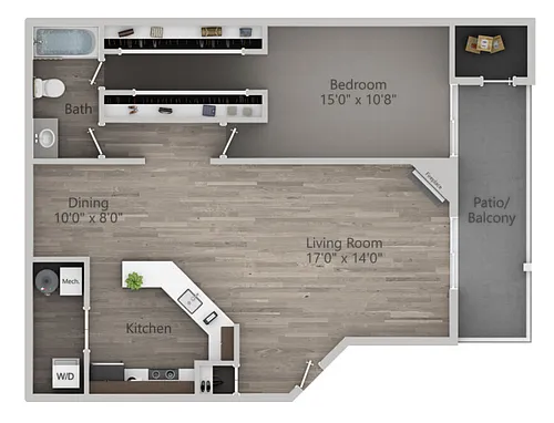 Floor plan Camden w/ Den