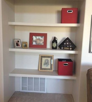 Living Room Shelves