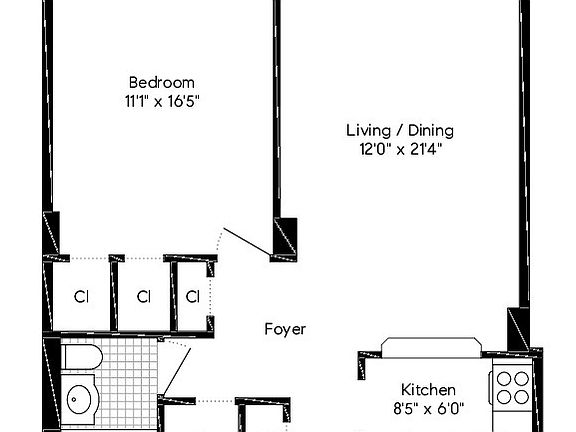 5th image of 200 W 79th St APT 8J