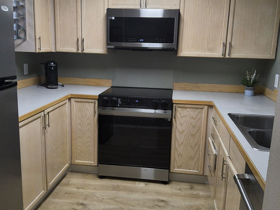 Microwave, cook top, dishwasher all new.