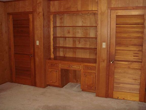 Master built-ins; two closets