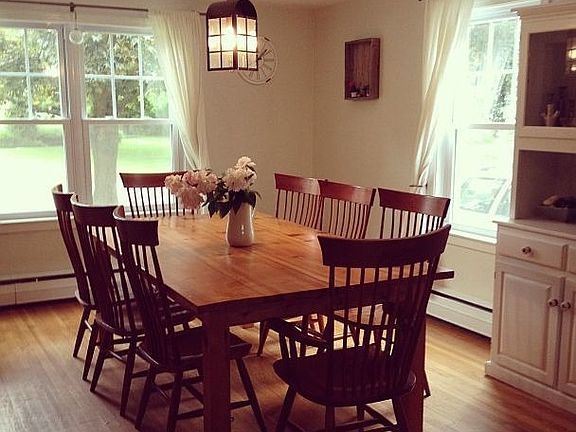 Dining room open to kitchen
