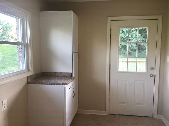One side of laundry room
