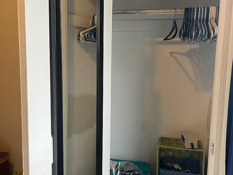 2nd floor east bedroom - closet (the other 2nd floor bedroom closet is the same size)