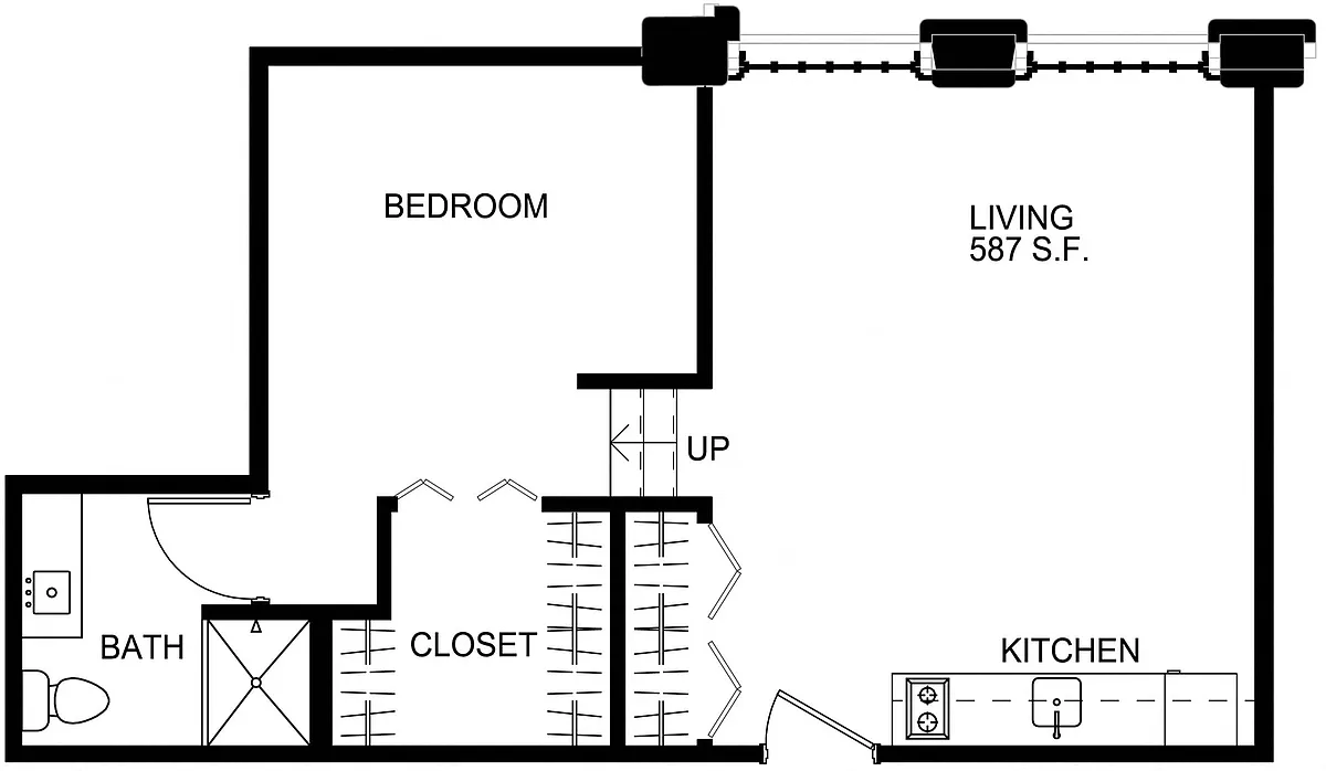 Floor plan Studio-S S22-29