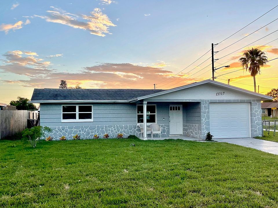 Front of house during sunset