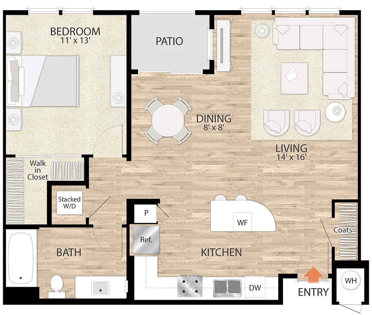 Floor plan Plan F