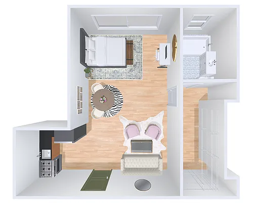 Floor plan studio 102