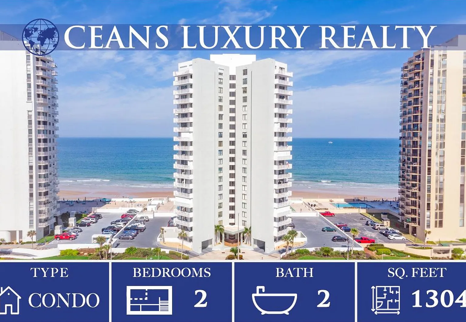 Completely Renovated High-Rise Condo with Ocean & River Views — Photo 1