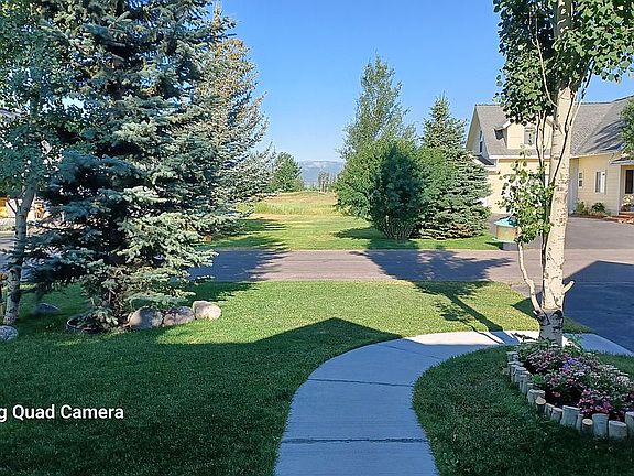 View looking west from front