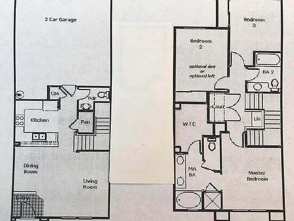Floor Plans - 2 levels