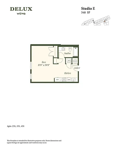 Floor plan S8