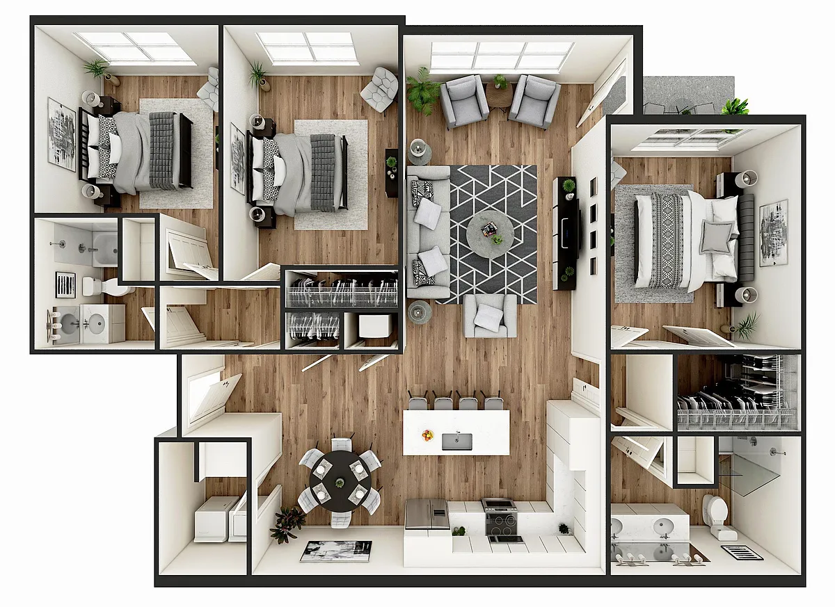 Floor plan Woodcock