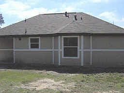 View of back of home