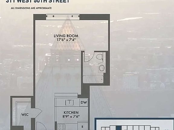 2nd image of 311 W 50th St APT 7Q