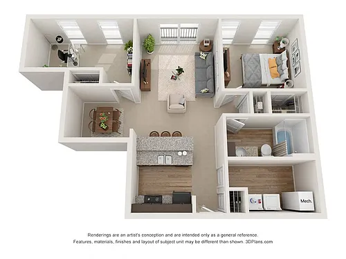 Floor plan Thompson