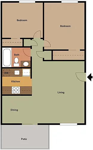 Floor plan B1 Live Oak