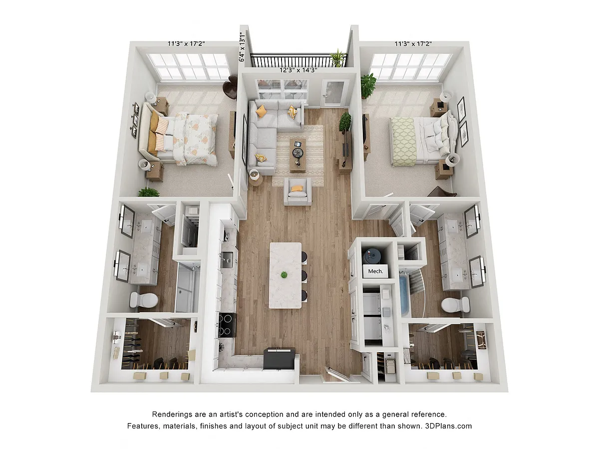 Floor plan B14