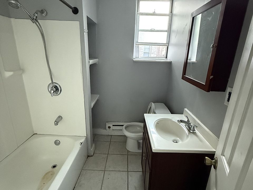 Bathroom with full tub