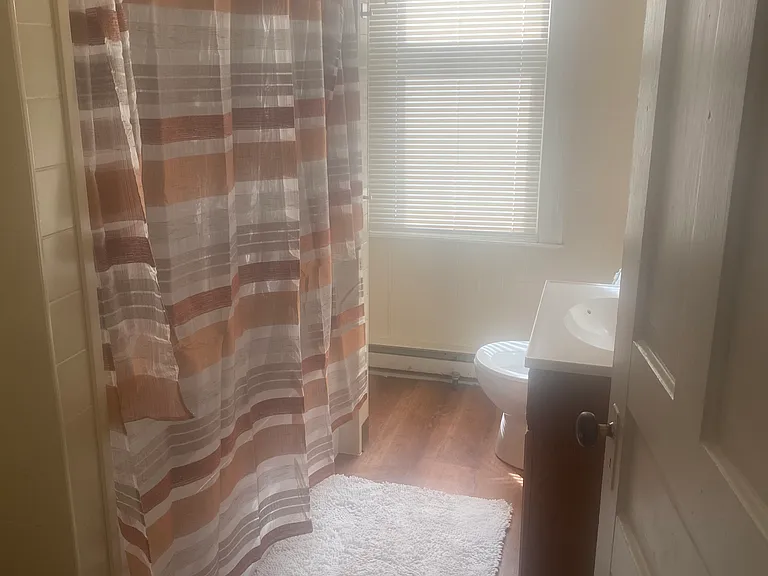 New Bathroom with brand new flooring