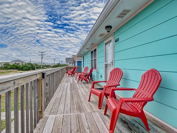 Unit A front deck