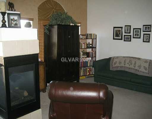 3-way fireplace and open floorplan