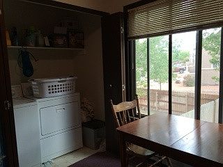Convenient laundry off kitchen